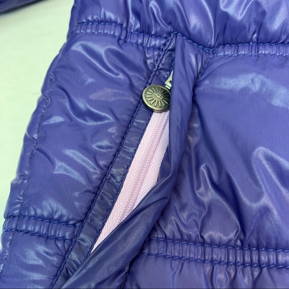 UGG purple jacket with hood kids 14/16 - Picture 7 of 11